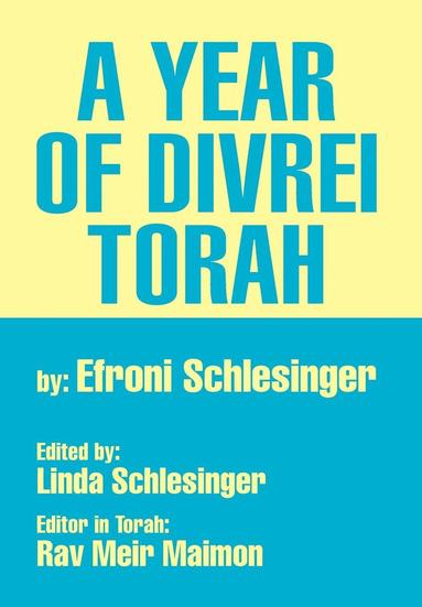 bokomslag A Year of Divrei Torah