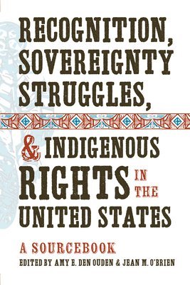 bokomslag Recognition, Sovereignty Struggles, & Indigenous Rights in the United States: A Sourcebook