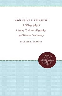 bokomslag Argentine Literature