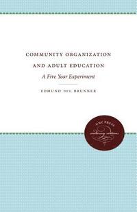bokomslag Community Organization and Adult Education