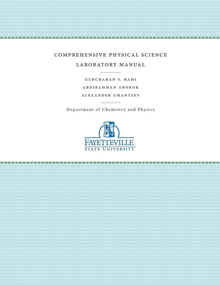 Comprehensive Physical Science Laboratory Manual 1