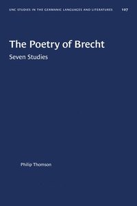 bokomslag The Poetry of Brecht