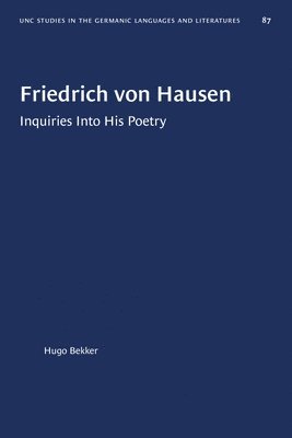 Hugo Bekker - Friedrich Von Hausen, Häftad