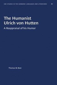 bokomslag Humanist Ulrich Von Hutten