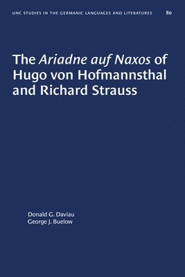 The Ariadne auf Naxos of Hugo von Hofmannsthal and Richard Strauss 1