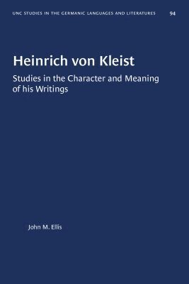 John M. Ellis - Heinrich Von Kleist, Häftad