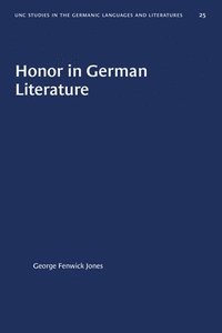 bokomslag Honor in German Literature