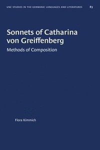 bokomslag Sonnets of Catharina von Greiffenberg