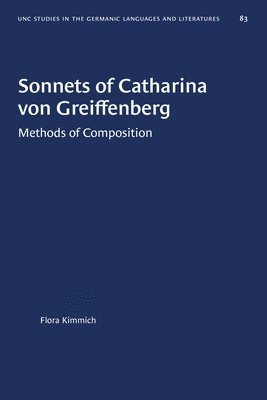 Sonnets of Catharina von Greiffenberg 1