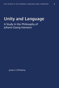 bokomslag Unity and Language
