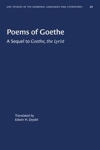 bokomslag Poems of Goethe