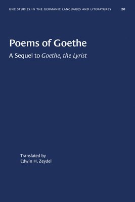 Poems of Goethe 1