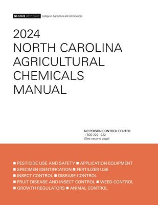 bokomslag 2024 North Carolina Agricultural Chemicals Manual