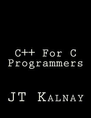 bokomslag C++ For C Programmers