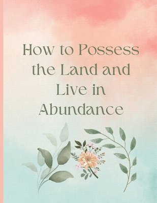 bokomslag How to Possess the Land and Live in Abundance