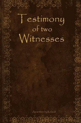 bokomslag Testimony of two Witnesses