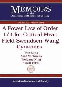 bokomslag A Power Law of Order 1/4 for Critical Mean Field Swendsen-Wang Dynamics
