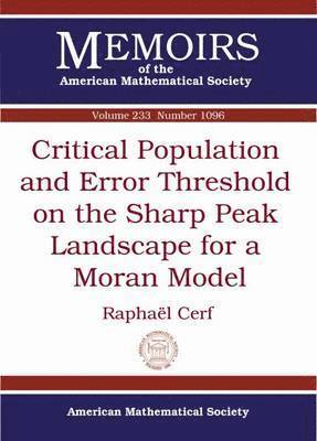 Critical Population and Error Threshold on the Sharp Peak Landscape for a Moran Model