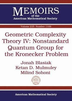 Jonah Blasiak, Ketan D. Mulmuley, Milind Sohoni - Geometric Complexity Theory IV, Häftad