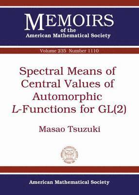 bokomslag Spectral Means of Central Values of Automorphic $L$-Functions for GL(2)