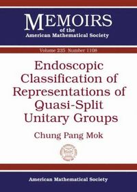 bokomslag Endoscopic Classification of Representations of Quasi-Split Unitary Groups