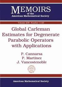 bokomslag Global Carleman Estimates for Degenerate Parabolic Operators with Applications