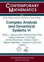bokomslag Complex Analysis and Dynamical Systems VI