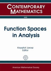 bokomslag Function Spaces in Analysis