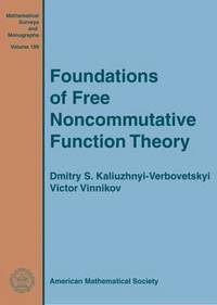 bokomslag Foundations of Free Noncommutative Function Theory
