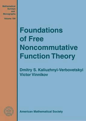 bokomslag Foundations of Free Noncommutative Function Theory