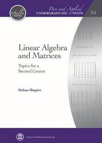 bokomslag Linear Algebra and Matrices