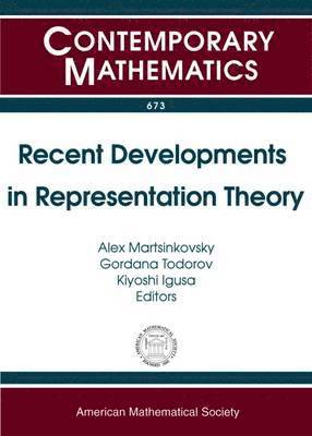 bokomslag Recent Developments in Representation Theory