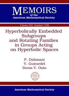 bokomslag Hyperbolically Embedded Subgroups and Rotating Families in Groups Acting on Hyperbolic Spaces