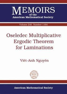 Oseledec Multiplicative Ergodic Theorem for Laminations 1