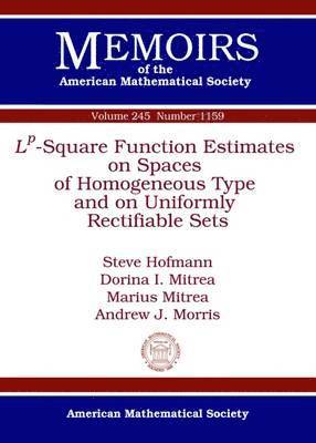 L^p-Square Function Estimates on Spaces of Homogeneous Type and on Uniformly Rectifiable Sets 1
