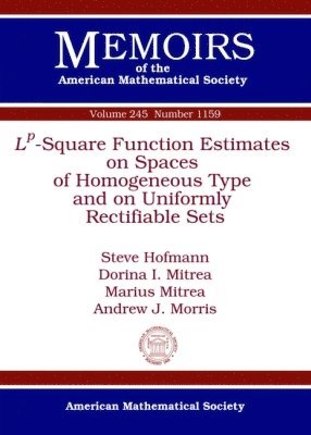 L^p-Square Function Estimates on Spaces of Homogeneous Type and on Uniformly Rectifiable Sets 1