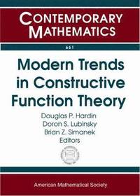bokomslag Modern Trends in Constructive Function Theory