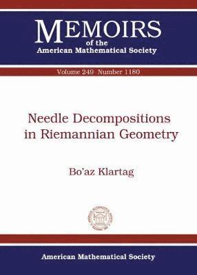 Needle Decompositions in Riemannian Geometry 1