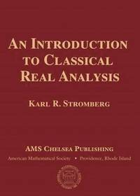bokomslag An Introduction to Classical Real Analysis
