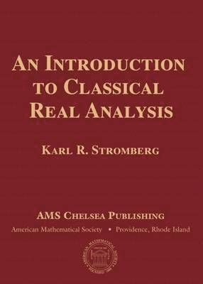 bokomslag An Introduction to Classical Real Analysis