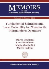 bokomslag Fundamental Solutions and Local Solvability for Nonsmooth Hormander's Operators