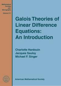 bokomslag Galois Theories of Linear Difference Equations: An Introduction