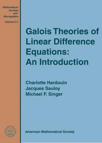 bokomslag Galois Theories of Linear Difference Equations: an Introduction