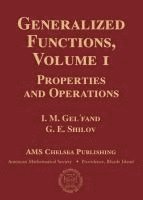 Generalized Functions, Volume 1 1