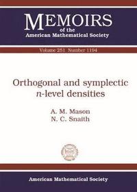 bokomslag Orthogonal and Symplectic $n$-level Densities