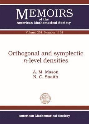 Orthogonal and Symplectic $n$-level Densities 1