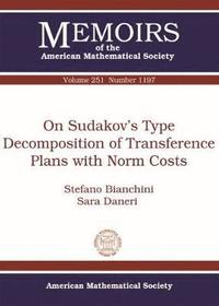 bokomslag On Sudakov's Type Decomposition of Transference Plans with Norm Costs
