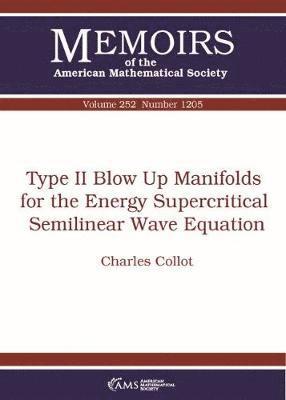 Charles Collot - Type II Blow Up Manifolds for the Energy Supercritical Semilinear Wave Equation, Häftad