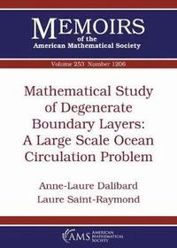 bokomslag Mathematical Study of Degenerate Boundary Layers