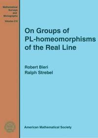 bokomslag On Groups of PL-homeomorphisms of the Real Line